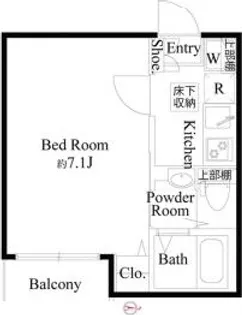 ソレイユ糀谷【1階】の間取り