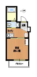 コスモネクシア大島【2階】の間取り