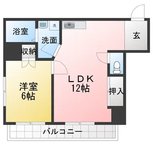グリーンクレスト青木【2階】の間取り