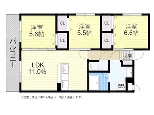 エルノアール小池原【2階】の間取り