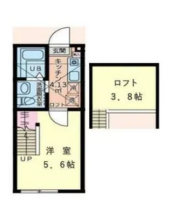 アルブル港南中央【1階】の間取り