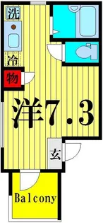 MELDIA梅田 A【1階】の間取り