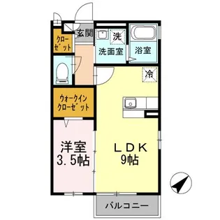 エクセレン【2階】の間取り