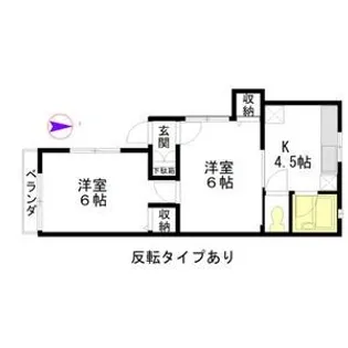 ランドコート【2階】の間取り