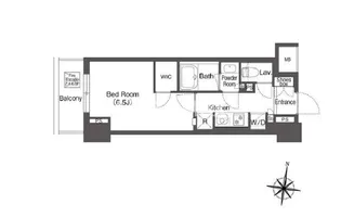 コンフォリア森下リバーサイド【7階】の間取り