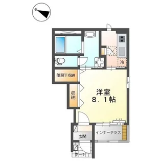 サニーパレス【1階】の間取り