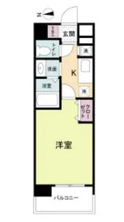 パークフラッツ緑地公園【4階】の間取り