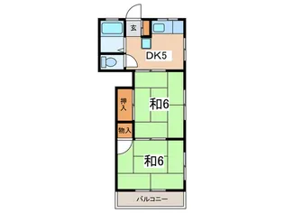 第3睦荘【2階】の間取り