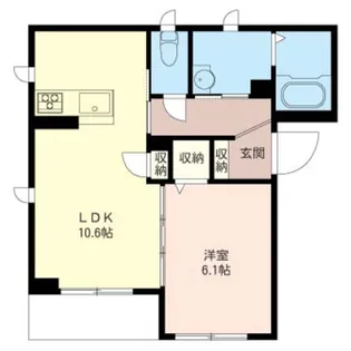 ベレオ相模大野【1階】の間取り