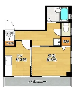メゾン・シミズ【2階】の間取り