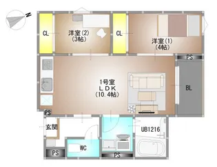 REGALEST 新福【3階】の間取り