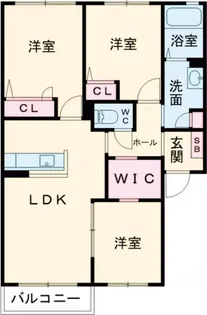 ウエストヒルズ A棟【2階】の間取り