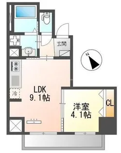 Rapport(ラポール)【7階】の間取り