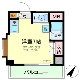 エクセレント【2階】の間取り