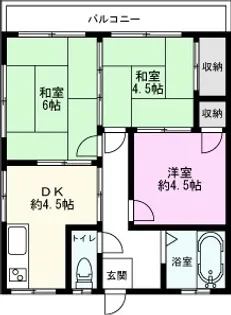 中村荘【2階】の間取り