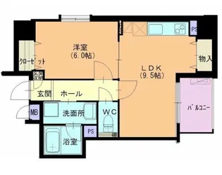 アルカサール【2階】の間取り