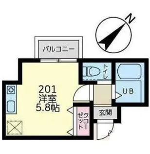 イーストヒルズ【2階】の間取り