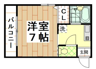 ジョイベル長瀬【2階】の間取り