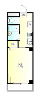 スカイフジ【3階】の間取り