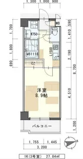 サンライズロード錦町【4階】の間取り