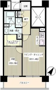 イルジェールヴィラ【7階】の間取り