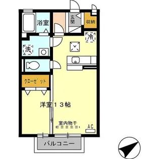 コンフォート ヴィラ【1階】の間取り