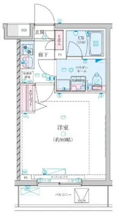 ジェノヴィア墨田八広スカイガーデン【3階】の間取り