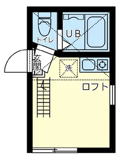 ユナイト石川町ジェフ・ベック【2階】の間取り