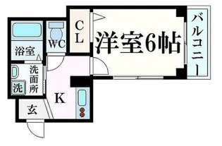ジュネス・バンブー【5階】の間取り