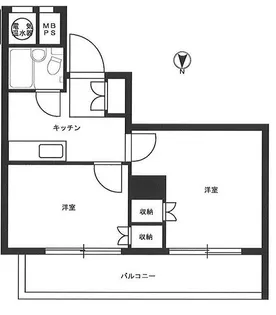 ライオンズマンション白金第2【3階】の間取り