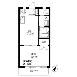 TRKコーポ【2階】の間取り