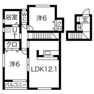 ヴィラージュR A棟【2階】の間取り