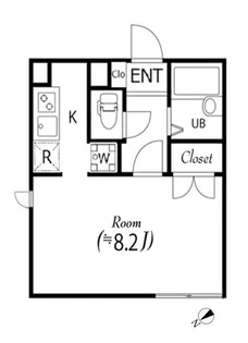 アーデン代々木上原【2階】の間取り