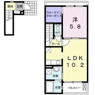 フォルトゥーナ【2階】の間取り