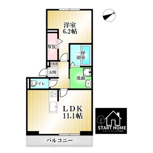 パシャYz【3階】の間取り