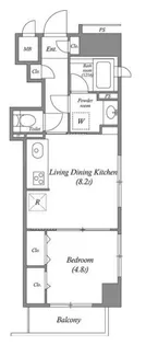 A&Eレジデンス横濱石川町【4階】の間取り