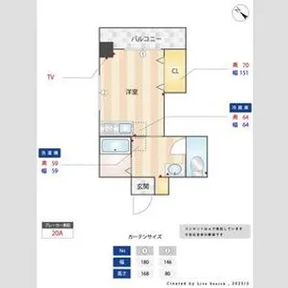 レジデンス博多【7階】の間取り
