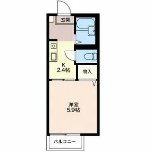 メイ・フラワー【2階】の間取り