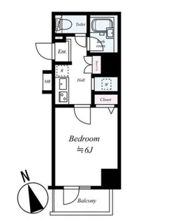 パークウェル高円寺【4階】の間取り