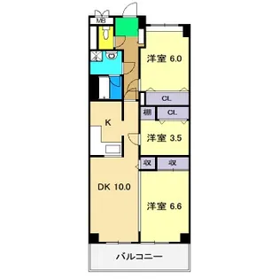 ヴィラコートSEI【5階】の間取り