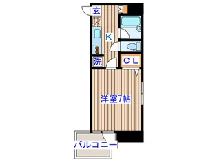 フラットリア仙台駅東【3階】の間取り