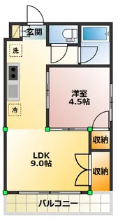 ヴィラ・コンフォルト【2階】の間取り