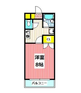 フォルム水前寺南【2階】の間取り