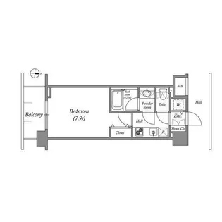 エミリブ下落合【4階】の間取り