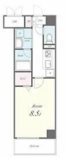 RIVER STONE【4階】の間取り