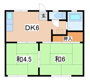 ロイヤル201【2階】の間取り