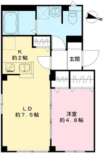 モンソレイユ品川【1階】の間取り