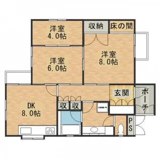 プチメゾン正田【2階】の間取り