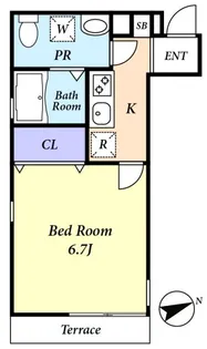 レヴァータ【1階】の間取り