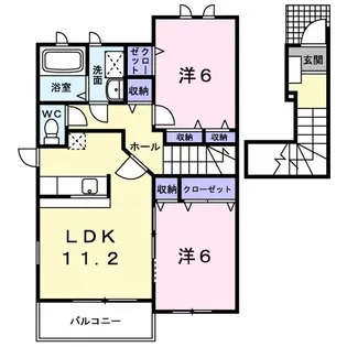 グラン ノース【2階】の間取り
